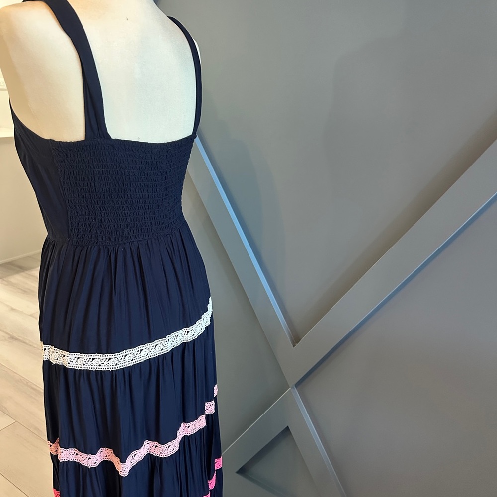 Crown & Ivy Navy boho maxi dress💝 - Picture 4 of 6